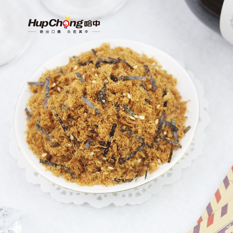 哈中海苔芝麻香酥猪肉松袋装100g新加坡知名厂家生产零食小吃