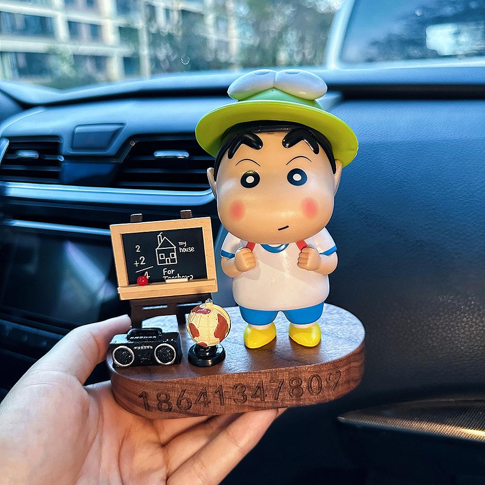 蜡笔小新卡通动漫停车号码牌