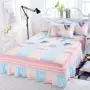 Mới giường polyester váy đơn mảnh chăn đệm trải giường một mét năm tám nhóm giường bao gồm 1 m 5 bộ giường với váy - Váy Petti 	chân váy giường