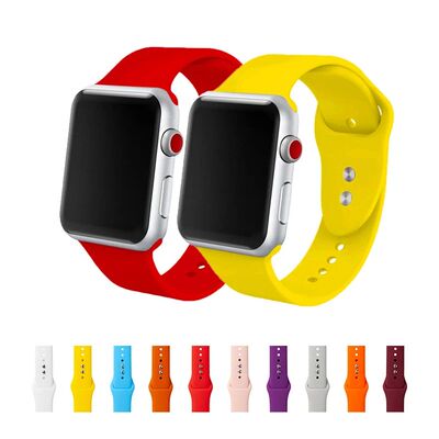Silicone Strap for Apple Watch Series 3 4 5 6 SE 7 8 iWatch