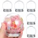 Plastic DIY 10pcs Set Transparent Globes Water Snow 150ml