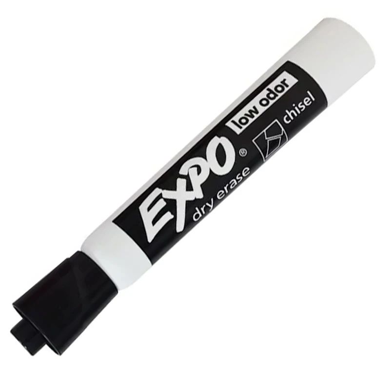 1pcs Sharpie EXPO Low-Odor Dry Erase Markers Black Blue Red图片