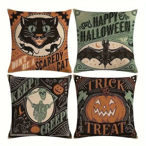Home Decor Halloween Themed Spooky Decorative Pillow Covers