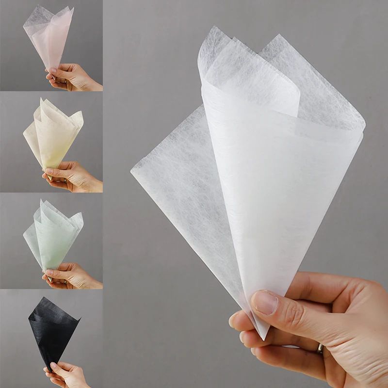 40Pcs Korean Flower Wrapping Lining Paper Gift Packaging Mat