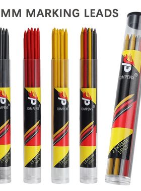 3 Colors Refill Solid Carpenter Mechanical Pencil 2.8x90mm R