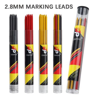 3 Colors Refill Solid Carpenter Mechanical Pencil 2.8x90mm R