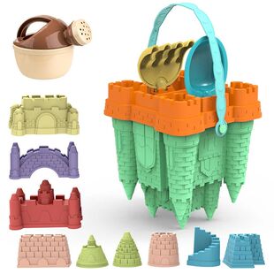 Beach Castle Bucket Play Sand Set Toys Acessories Children S