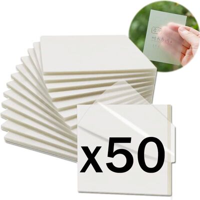 50 sheets Creative Transparent Memo Pad Posted It Sticky Not