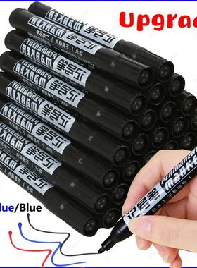 Marker Pen Waterproof Quick Dry Black Blue Red Ink Permanent
