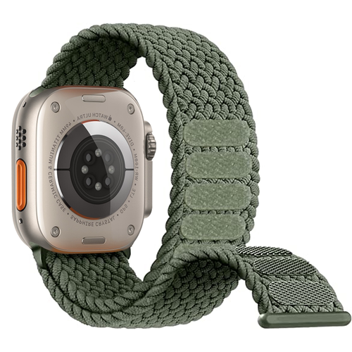 Braided Solo Loop For Apple watch Band 44mm 40mm 45mm 41mm
