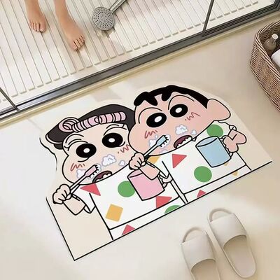 Shower Room Water Uptake Mat Quick Drying Fashionable Home G