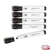 Tip Erase Dry Chisel Odor with Markers Low Black Set