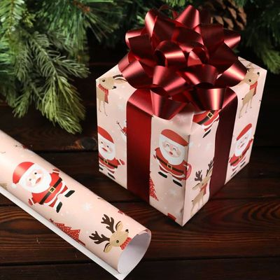 50*70cm Christmas Gift Packaging Paper Xmas Decoration Navid
