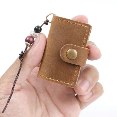 Cute Tiny Leather Notebook Pocket Notepad Travel Sketchbook