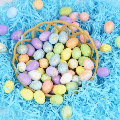 50pcs/lot Easter Eggs Foam Colorful Bird Pigeon Eggs DIY Cra