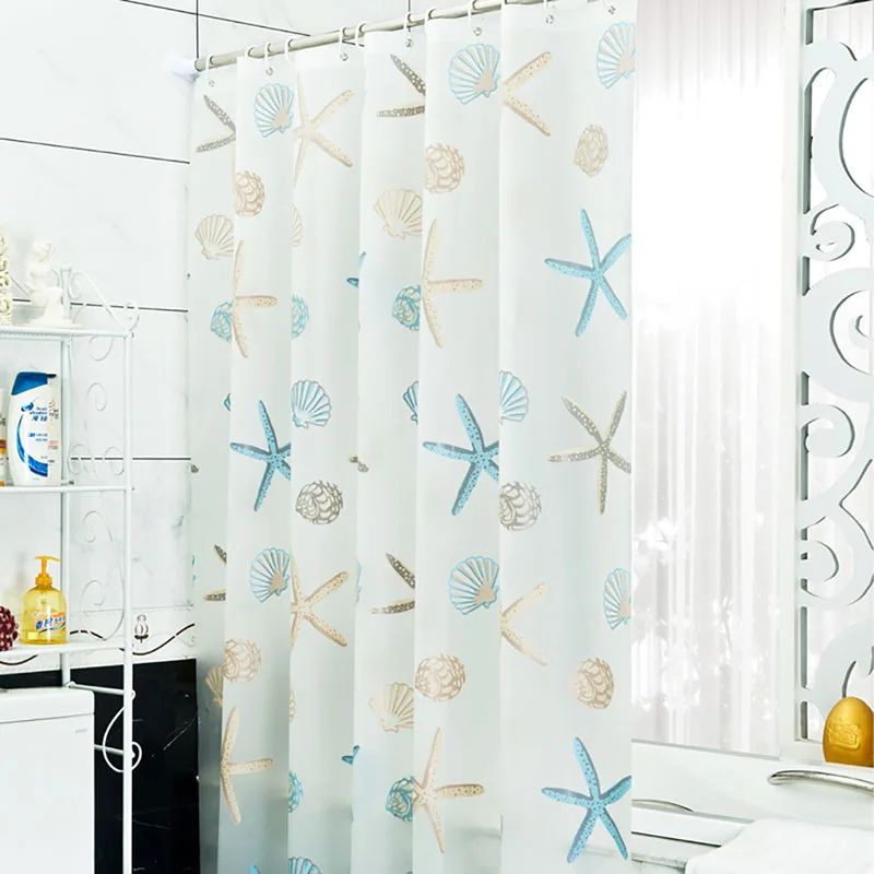 180*200CM Bathroom Shower Curtain Waterproof and Anti-Mold H