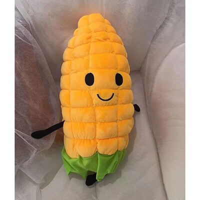 60cm Cute creative vegetable Corn broccoli pumpkin plush dol