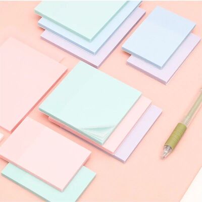 50Sheets Color Transparent Sticky Notes Pads Posits Stickers