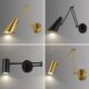 Lamps Adjustable Touch Modern Arm Sensor Long Wall Swing LED