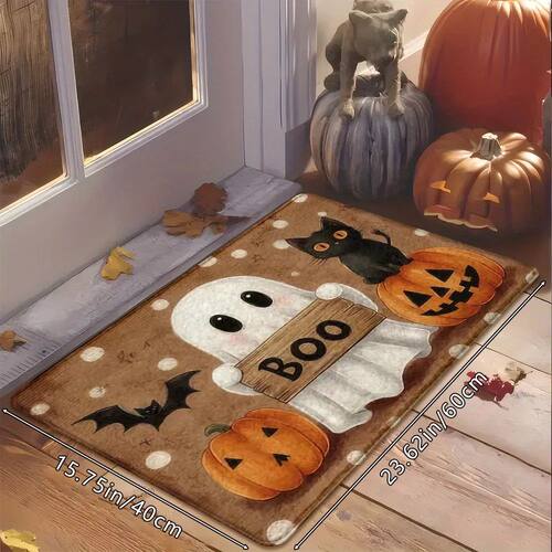 1pc Halloween Doormat Spooky Porch Kitchen Bathroom Decor Ha