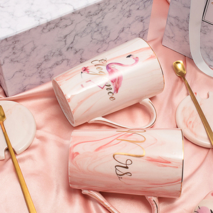 创意潮流马克杯带盖勺