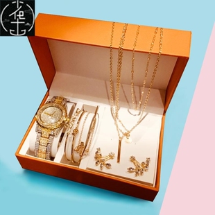 Watch Set Women Luxury Bracelet necklace gift for girlfriend