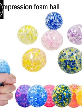 Squeeze Toy Fidget Toys Clear Stress Balls Colorful Ball Aut