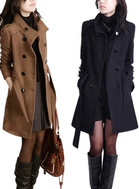 2020 winter ceap sale women long jacket wool coat OL Korean