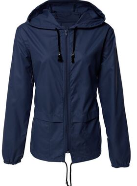 Women Travel Waterproof Raincoat Hoodie Hiking Coat Jacket