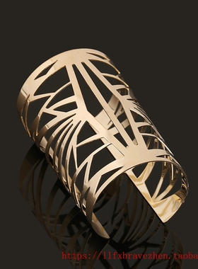 hand catenary jewelry women bracelet 金属镂空女手镯夜店手环