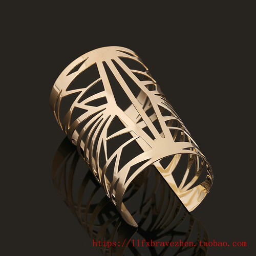 hand catenary jewelry women bracelet 金属镂空女手镯夜店手环