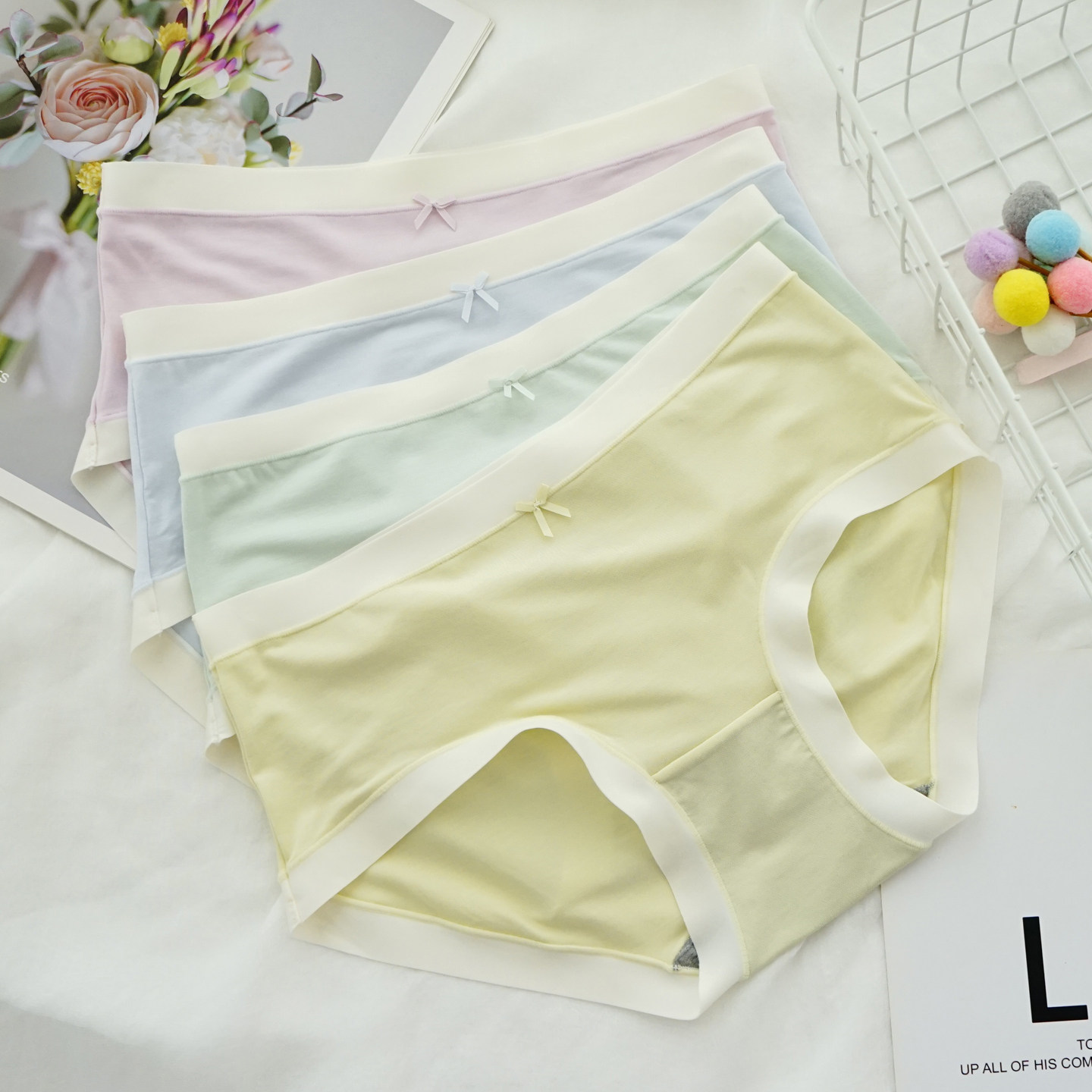 彩田女士内裤莫代尔亲肤透气中腰15863石墨烯抑菌女生无痕三角裤,女士内衣/男士内衣/家居服,女三角裤,淘宝优惠券,粉丝福利购,淘宝优惠卷