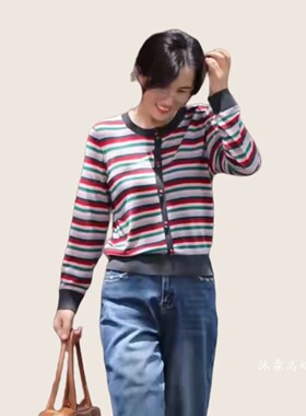 1668美季然亮2025秋冬新大码显瘦莱赛尔天丝针织衫上衣t恤300032