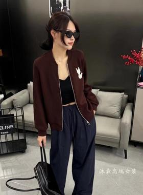 台湾1668道尚遇2024秋冬新款大码修身宽松休闲气质上衣外套300025