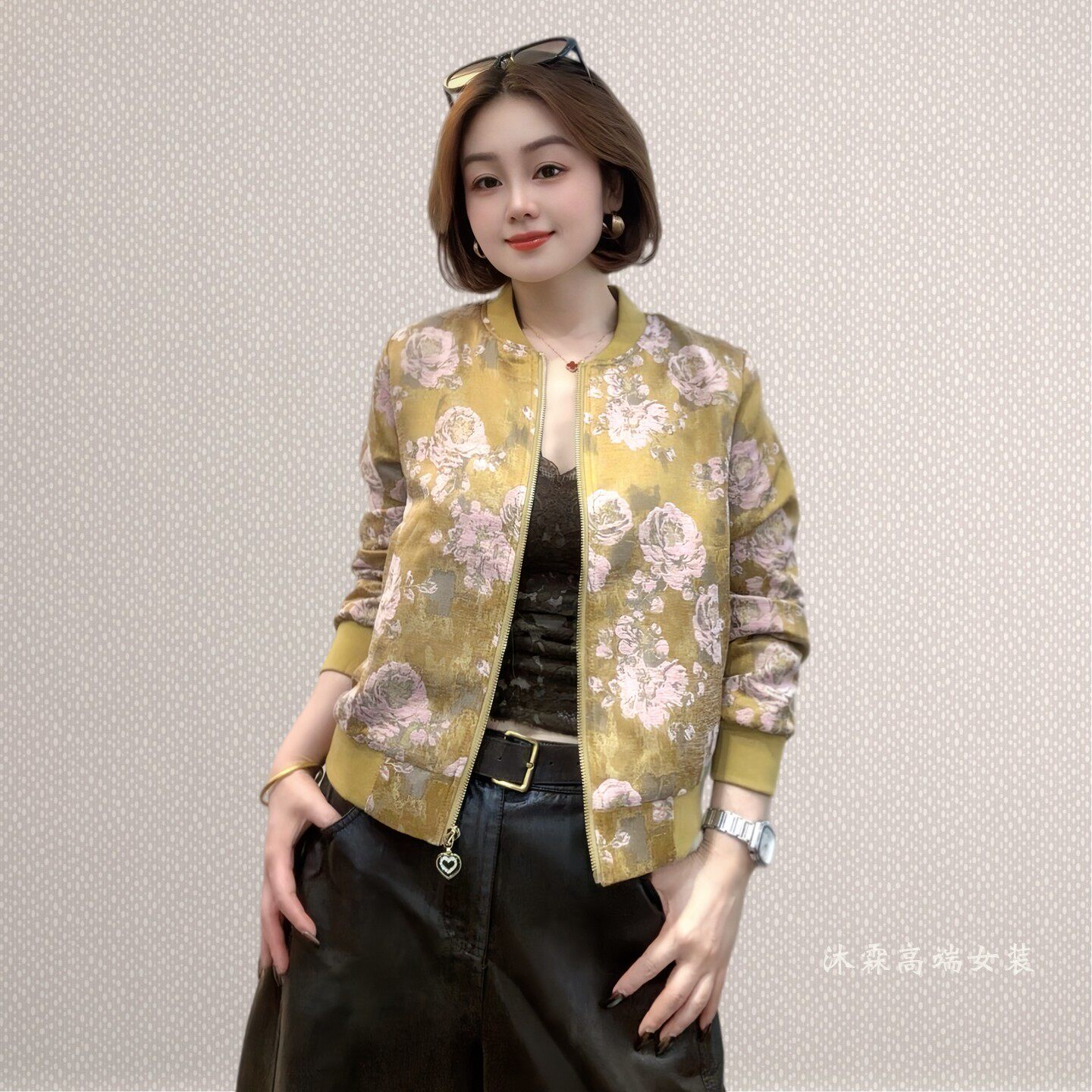 斐斐2026秋冬新款大码修身宽松休闲显瘦时尚百搭女装上衣外套1850