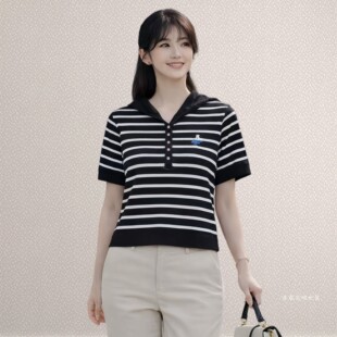 1668美季然亮2026夏季新大码显瘦莱赛尔天丝针织衫上衣t恤620116