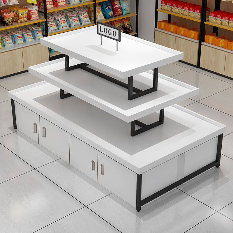 中岛展示柜产品陈列研究展台母婴店鞋子促销台样品流水台超市货架