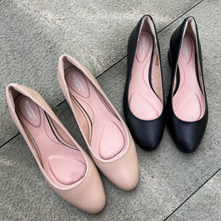 出口尾货断码 真皮不累脚 小圆头工作鞋