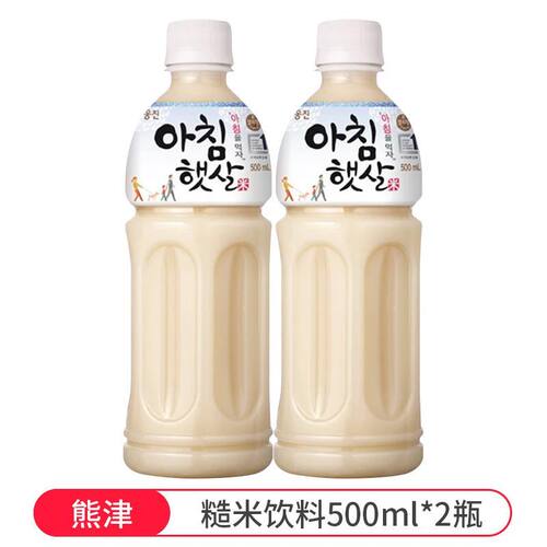 韩国原装进口woongjin/熊津糙米味饮料500ml装大米糙米汁米浆饮品