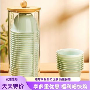 上市一次性茶杯功夫茶杯喝茶杯小号便携旅行茶具食品级品茗杯 新款