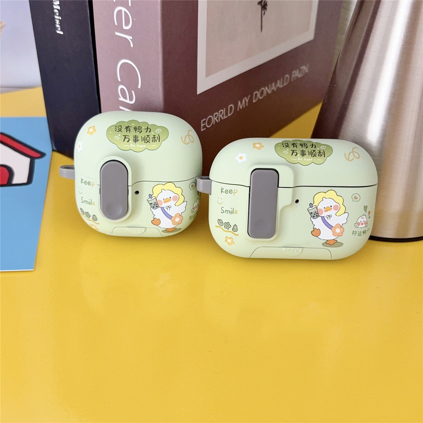 可爱适用华为freeclip2耳机保护壳clip二代耳夹耳机新款带锁扣软壳超薄外壳防摔7i华为耳机freebudpro5保护套图片