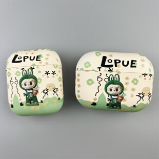 适用airpods4保护套airpodspro3保护壳3苹果蓝牙耳机套盒airpod四代aipods硅胶ipod软壳pro2二三代奶茶拉布布