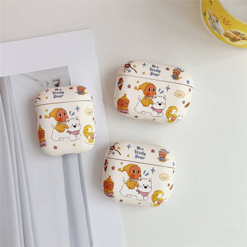 适用airpods4保护壳airpodspro3保护套pro2苹果蓝牙耳机套盒4四五代卡通公仔airpod硅胶磨砂ipod软壳Pro3三代