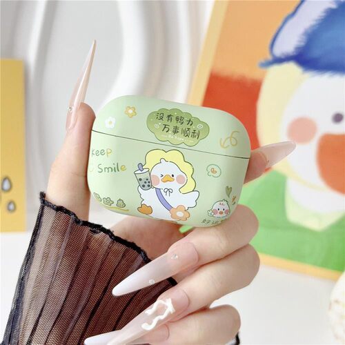 鸭子适用airpods4保护壳airpodspro3保护套Pro2苹果蓝牙耳机套盒4四五代磨砂airpod硅胶iPod软壳Pro3三代可爱