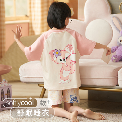 女童纯棉玲娜贝儿家居服夏季套装