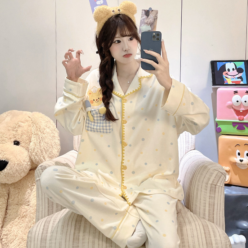 长袖睡衣女秋装2026新款今年流行