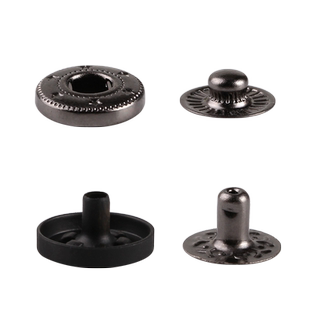 暗扣免缝纽扣金属彩色四合扣羽绒服暗扣子母扣宝宝衣服扣子百搭