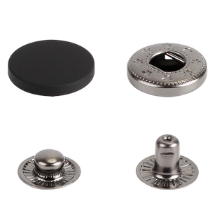 平面金属四合扣彩色子母暗扣纽扣喷漆按扣羽绒服扣子棉衣外套摁扣