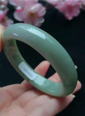 【青浅】天然缅甸手镯翡翠A货