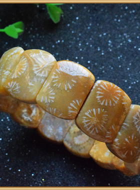 【收藏精品】天然珊瑚玉手排 大化玉化珊瑚玉手牌手排手串手镯